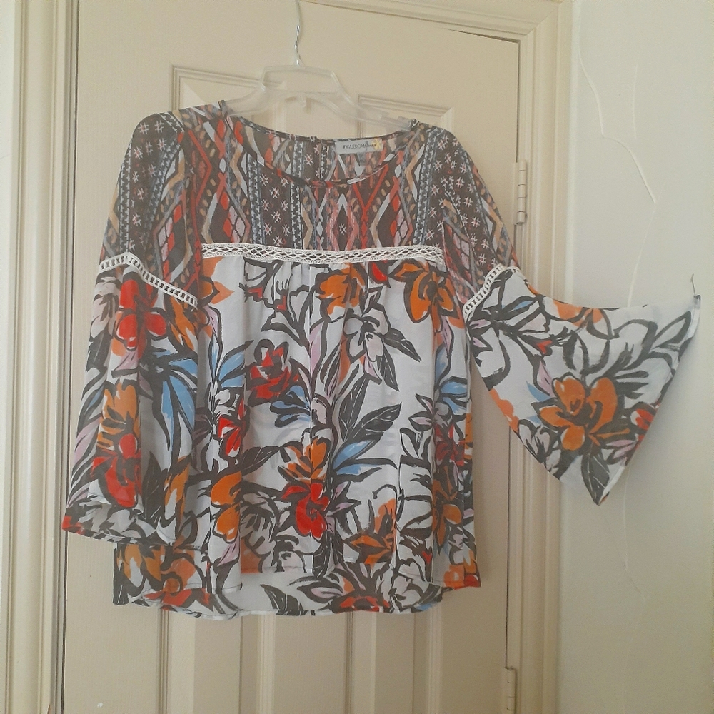 Long sleeve blouse